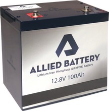Load image into Gallery viewer, Allied Lithium 12V Battery (100 Amp Hours)