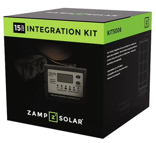 Zamp Solar 15 Amp Controller Roof Cap and Integration Kit