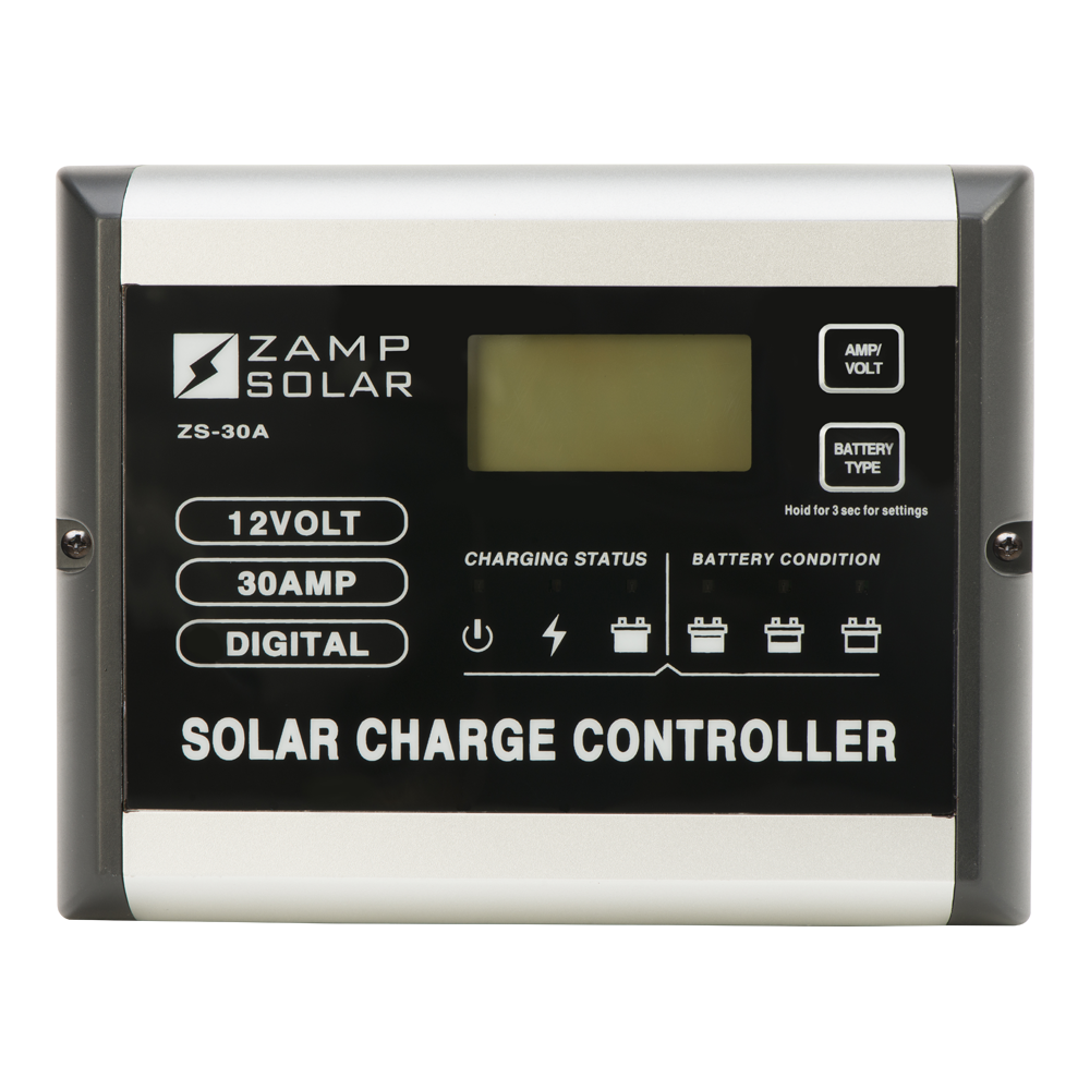 Zamp Solar 30 Amp Solar Charge Controller (Up to 510 Watt Input