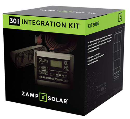 Zamp Solar 30 Amp Controller Roof Cap and Integration Kit