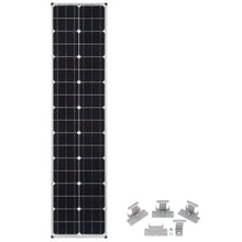Load image into Gallery viewer, Zamp Solar Narrow Long 80 Watt Solar Panel with Universal Mounts