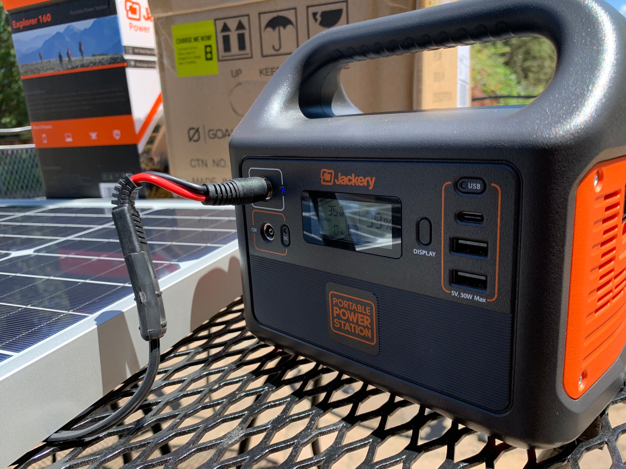 Foldable solar panel with charge controller $140, more